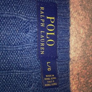 Men’s size large Ralph Lauren sweater blue